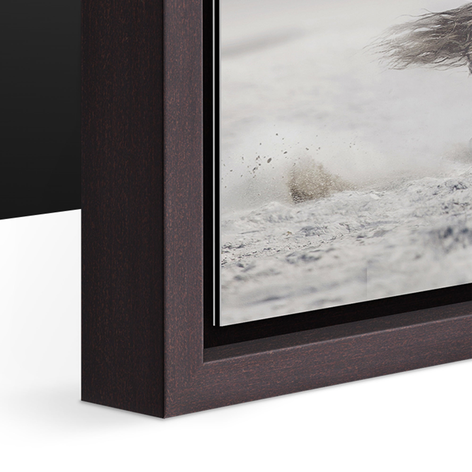 Brown Floater Frame 71.7″ x 41.7″